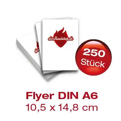 Flyer DIN A6 250 Stück