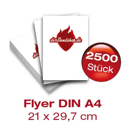 Flyer DIN A4 2.500 Stück